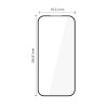 Tech-Protect Glass Fit+ Vetro temperato per Google Pixel 9a / 10a (2 pz), nero