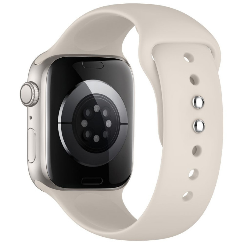 Cinturino in silicone Tech-Protect per Apple Watch 8 / 9 / 10 / 11 / 12 / SE / Ultra 44/45/46/49 mm, Starlight
