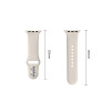 Cinturino in silicone Tech-Protect per Apple Watch 8 / 9 / 10 / 11 / 12 / SE / Ultra 44/45/46/49 mm, Starlight