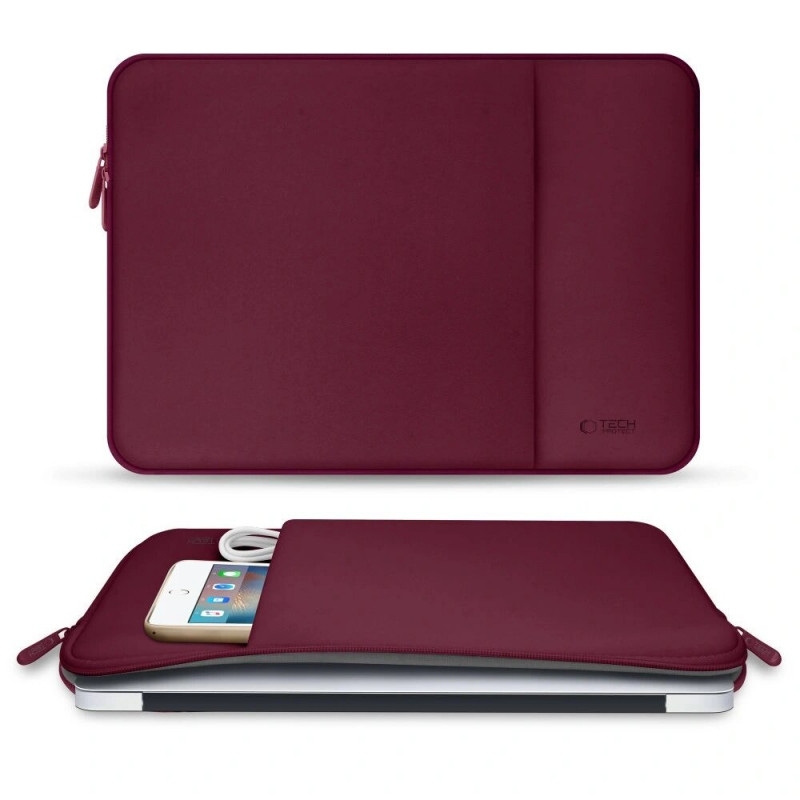 Custodia per laptop Tech-Protect Neoprene 15-16", bordeaux