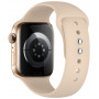Cinturino in silicone Tech-Protect per Apple Watch 8 / 9 / 10 / 11 / 12 / SE / Ultra 44/45/46/49 mm, noce