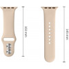 Cinturino in silicone Tech-Protect per Apple Watch 8 / 9 / 10 / 11 / 12 / SE / Ultra 44/45/46/49 mm, noce
