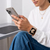 Cinturino in silicone Tech-Protect per Apple Watch 8 / 9 / 10 / 11 / 12 / SE / Ultra 44/45/46/49 mm, noce