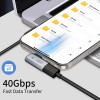 Adattatore angolare USB-C Tech-Protect UltraBoost AA01, grigio