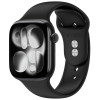 Cinturino in silicone Tech-Protect per Apple Watch 8 / 9 / 10 / 11 / 12 / SE / Ultra 44/45/46/49 mm, nero