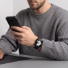 Cinturino in silicone Tech-Protect per Apple Watch 8 / 9 / 10 / 11 / 12 / SE / Ultra 44/45/46/49 mm, nero