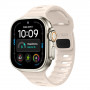 Cinturino Tech-Protect Silicone Line per Apple Watch 8 / 9 / 10 / 11 / 12 / SE / Ultra 44/45/46/49 mm, Stone