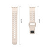 Cinturino Tech-Protect Silicone Line per Apple Watch 8 / 9 / 10 / 11 / 12 / SE / Ultra 44/45/46/49 mm, Stone