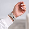 Cinturino Tech-Protect Silicone Line per Apple Watch 8 / 9 / 10 / 11 / 12 / SE / Ultra 44/45/46/49 mm, grigio lunare