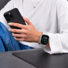 Cinturino Tech-Protect Silicone Line per Apple Watch 8 / 9 / 10 / 11 / 12 / SE / Ultra 44/45/46/49 mm, grigio lunare