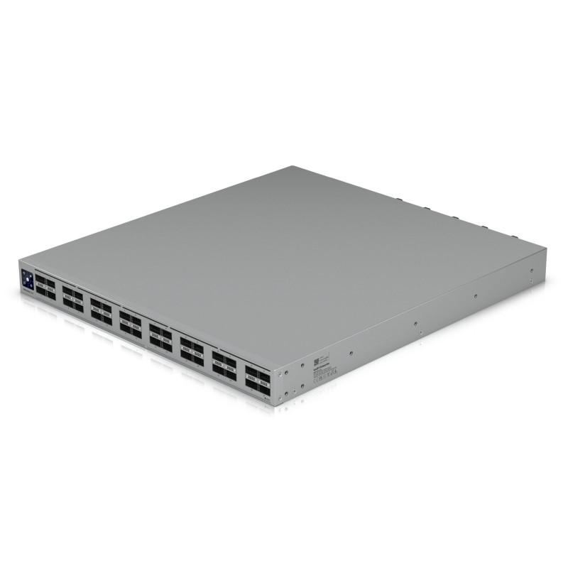 Ubiquiti UniFi Switch 32x QSFP28 100 Gbit, gestito, montabile in rack 19", touchscreen da 1,3"