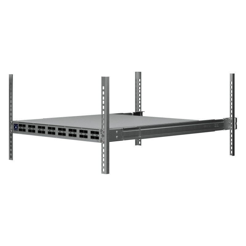Ubiquiti UniFi Switch 32x QSFP28 100 Gbit, gestito, montabile in rack 19", touchscreen da 1,3"