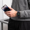 Cinturino Tech-Protect Silicone Line per Apple Watch 8 / 9 / 10 / 11 / 12 / SE / Ultra 44/45/46/49 mm, blu atlantico