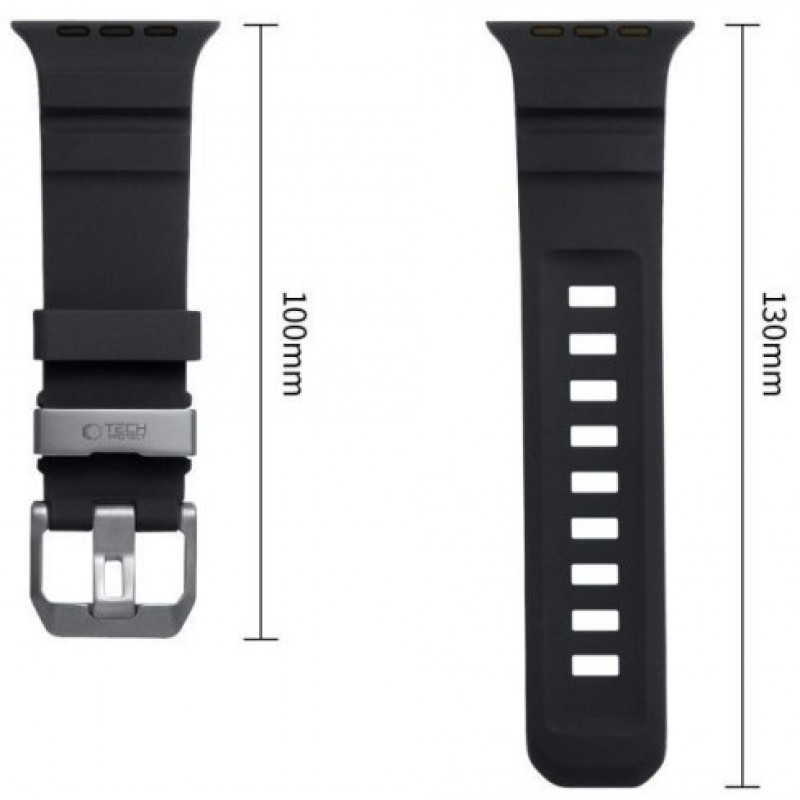 Cinturino Tech-Protect Motion per Apple Watch 8 / 9 / 10 / 11 / 12 / SE / Ultra 44/45/46/49 mm, nero