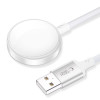 Caricatore magnetico Tech-Protect MC02 UltraBoost con cavo USB-A 100 cm per Apple Watch, bianco
