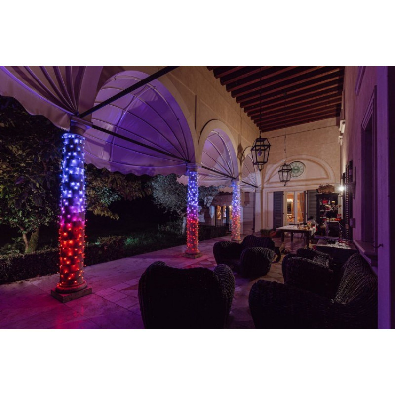 Luci a stringa Twinkly Strings 250 LED TWS250SPP-TEU, 5 mm RGBW, trasparente