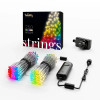 Luci a stringa Twinkly Strings 250 LED TWS250SPP-TEU, 5 mm RGBW, trasparente