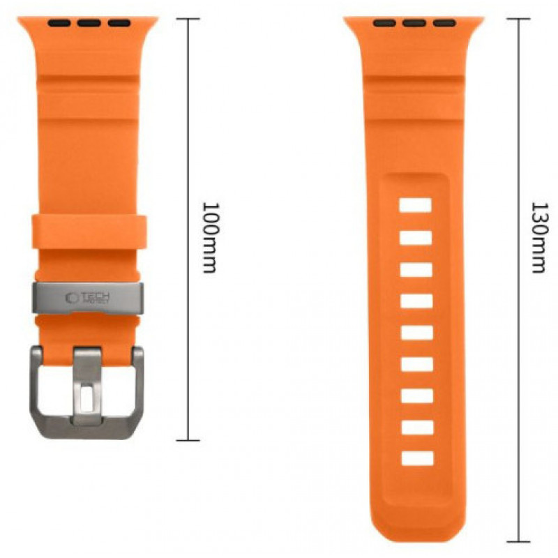 Cinturino Tech-Protect Motion per Apple Watch 8 / 9 / 10 / 11 / 12 / SE / Ultra 44/45/46/49 mm, arancione Signal