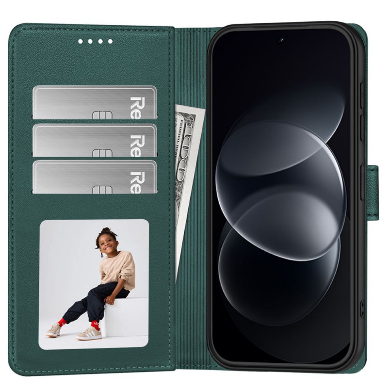 Custodia con portafoglio Tech-Protect per Xiaomi Redmi Note 17 Pro 5G, verde