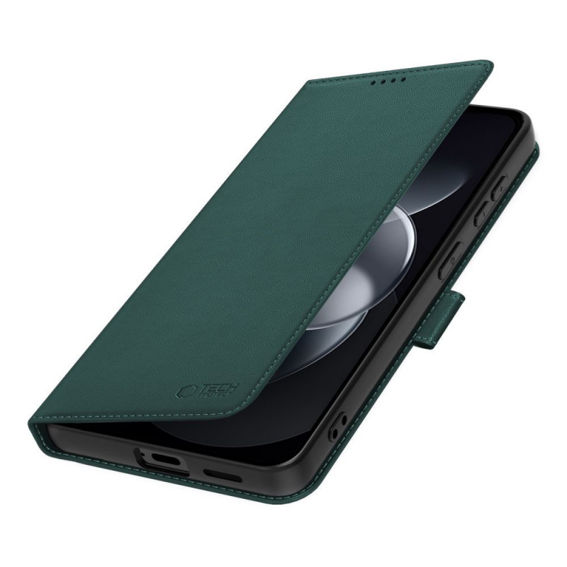 Custodia con portafoglio Tech-Protect per Xiaomi Redmi Note 17 Pro 5G, verde