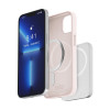 Custodia in silicone MagSafe Puro ICON MAG per Apple iPhone 14 Pro Max, rosa polvere