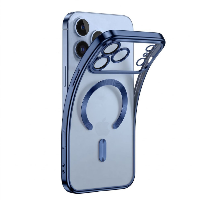 Custodia Tech-Protect Magflex MagSafe per Apple iPhone 17 Pro / 18 Pro, azzurro lucido