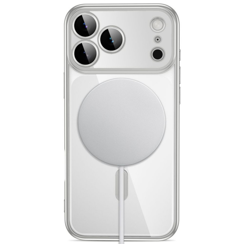 Custodia Magflex MagSafe Tech-Protect per Apple iPhone 17 Pro / 18 Pro, argento lucido
