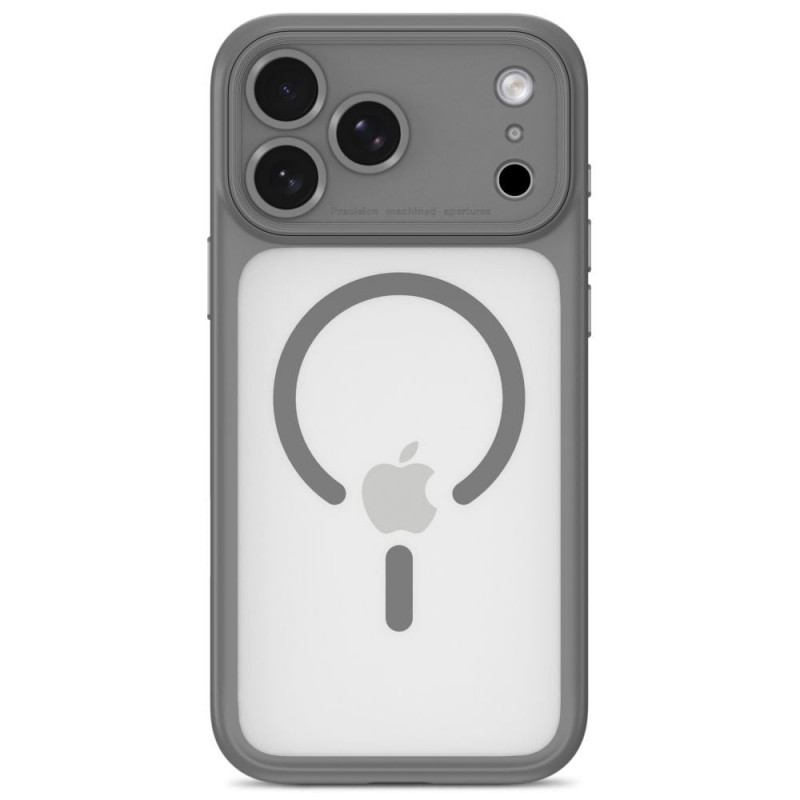 Custodia Tech-Protect MagPeak MagSafe CC per Apple iPhone 17 Pro / 18 Pro THP6116, Titanio opaco