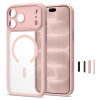 Custodia Tech-Protect MagPeak MagSafe CC per Apple iPhone 17 Pro Max / 18 Pro Max THP6115, rosa opaco