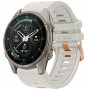 Cinturino in silicone per orologio Tech-Protect per Garmin Fenix 5s / 5s Plus / 6s / 6s Pro / 7s / 8 / 9 / 9 Pro 43 mm, grigio nebbia
