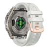 Cinturino in silicone per orologio Tech-Protect per Garmin Fenix 5s / 5s Plus / 6s / 6s Pro / 7s / 8 / 9 / 9 Pro 43 mm, grigio nebbia