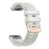 Cinturino in silicone per orologio Tech-Protect per Garmin Fenix 5s / 5s Plus / 6s / 6s Pro / 7s / 8 / 9 / 9 Pro 43 mm, grigio nebbia