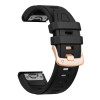 Cinturino in silicone Tech-Protect per Garmin Fenix 5s / 5s Plus / 6s / 6s Pro / 7s / 8 / 9 / 9 Pro 43 mm, nero