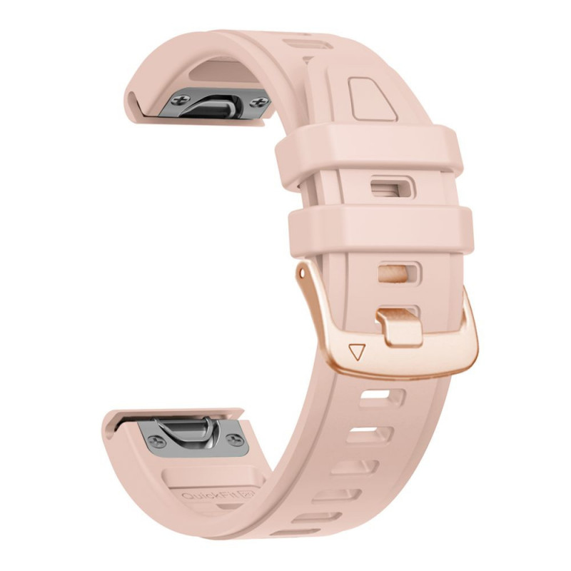 Cinturino in silicone Tech-Protect per Garmin Fenix 5s / 5s Plus / 6s / 6s Pro / 7s / 8 / 9 / 9 Pro 43 mm, rosa cipria