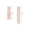 Cinturino in silicone Tech-Protect per Garmin Fenix 5s / 5s Plus / 6s / 6s Pro / 7s / 8 / 9 / 9 Pro 43 mm, rosa cipria