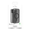 Custodia in silicone Puro Daylight compatibile MagSafe per iPhone 17, nero traslucido