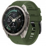 Cinturino in silicone Tech-Protect per Garmin Fenix 5 / 6 / 6 Pro / 7 / 8 / 8 Pro / E / 9 / 9 Pro 47 mm, verde militare