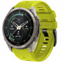 Cinturino in silicone Tech-Protect per Garmin Fenix 5 / 6 / 6 Pro / 7 / 8 / 8 Pro / E / 9 / 9 Pro 51 mm, Volt Lime
