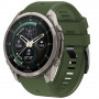 Cinturino in silicone Tech-Protect per Garmin Fenix 5 / 6 / 6 Pro / 7 / 8 / 8 Pro / E / 9 / 9 Pro 51 mm, verde militare