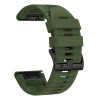 Cinturino in silicone Tech-Protect per Garmin Fenix 5 / 6 / 6 Pro / 7 / 8 / 8 Pro / E / 9 / 9 Pro 51 mm, verde militare