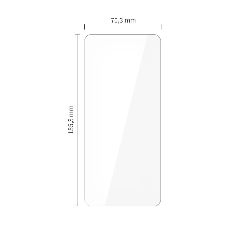 Pellicola idrogel Tech-Protect Hydroflex Fit+ per Motorola Edge 60 / 60 Pro / 60 Fusion (2 pz), trasparente