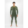 Set intimo termico da uomo Viking Altis Man Set in merino, verde scuro, M