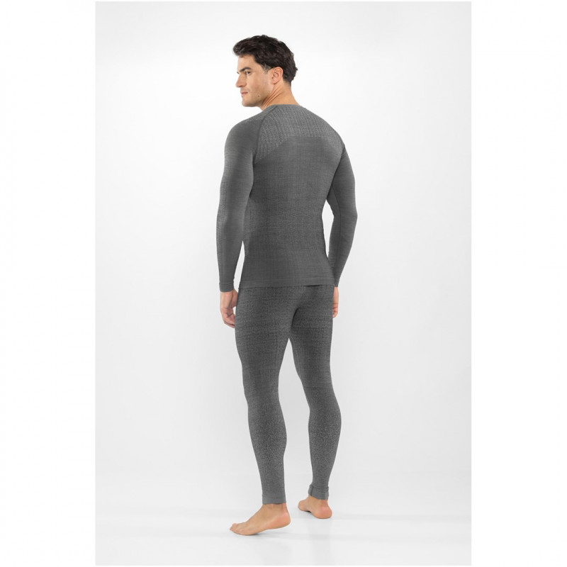 Set intimo termico da uomo Viking Altis Man Set in merino, nero, M