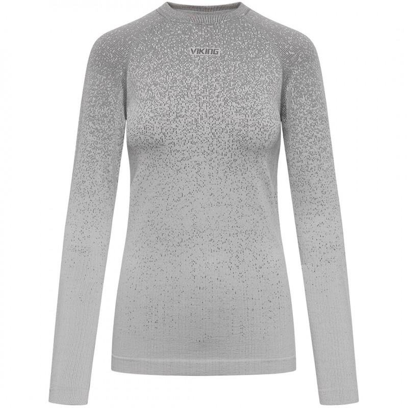 Set intimo tecnico in merino da donna Viking Altis Lady Set, grigio, S
