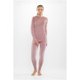 Set intimo tecnico in merino da donna Viking Altis Lady Set, rosa, L