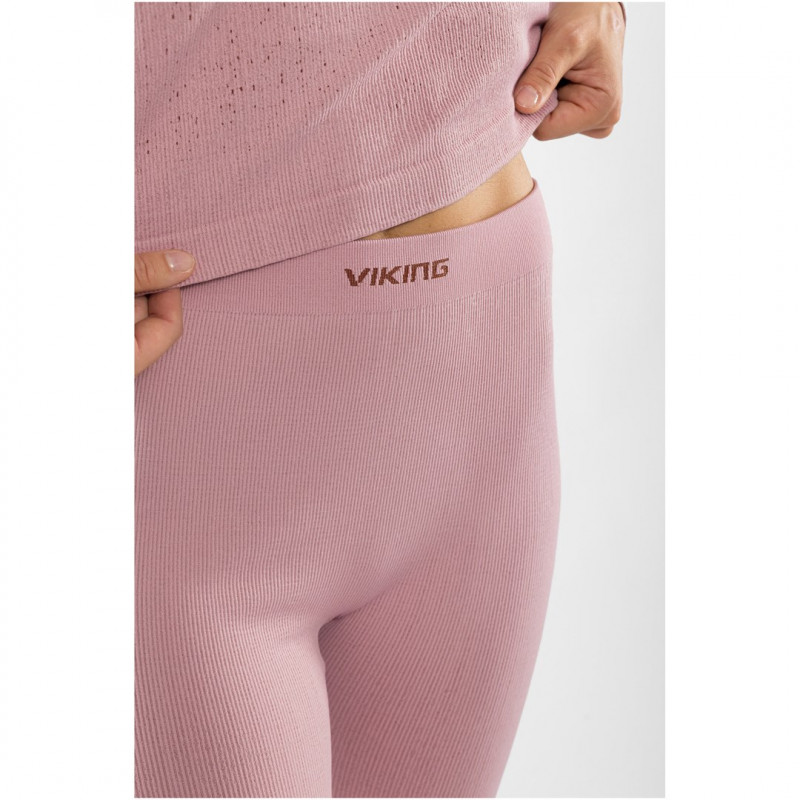 Set intimo tecnico in merino da donna Viking Altis Lady Set, rosa, L