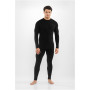 Set intimo tecnico da uomo Viking Meriboo Man Set in merino, nero, M