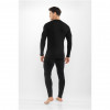 Set intimo tecnico da uomo Viking Meriboo Man Set in merino, nero, M