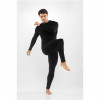 Set intimo tecnico da uomo Viking Meriboo Man Set in merino, nero, M
