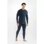 Set intimo tecnico da uomo Viking Meriboo Man Set in merino, blu navy, L